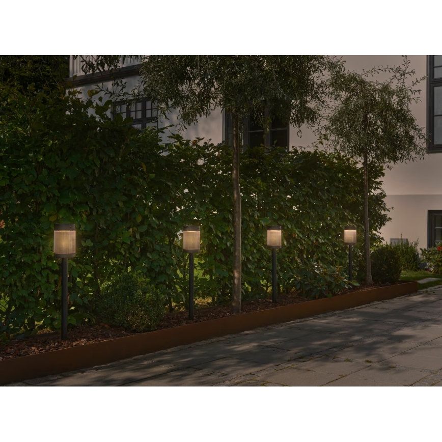 Nordlux - LED Solarna svetilka COUPAR LED/3,2W/5V 3000K IP44 črna