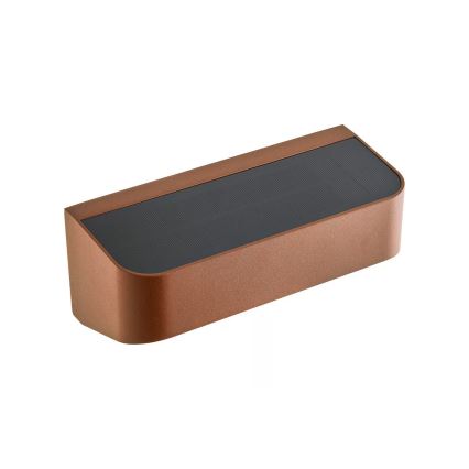 Nordlux - LED solarna svetilka s senzorjem MARCELLIO LED/5W/5V IP54 2200 mAh rjava