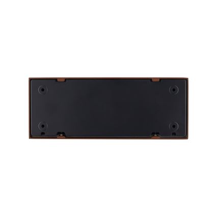 Nordlux - LED solarna svetilka s senzorjem MARCELLIO LED/5W/5V IP54 2200 mAh rjava