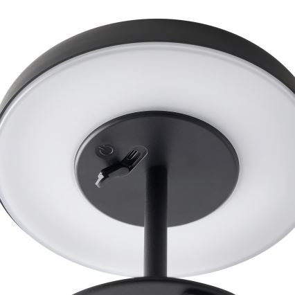 Nordlux - LED sončna svetilka ELMER LED/2W/3,7V IP44 črna