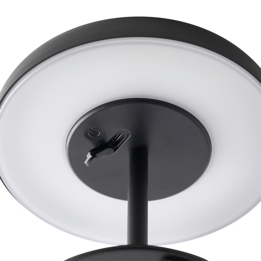 Nordlux - LED sončna svetilka ELMER LED/2W/3,7V IP44 črna