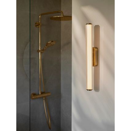 Nordlux - zatemnjiva LED kopalniška stenska svetilka VIRELLE LED/12W/230V 3000/4000K IP44 medenina