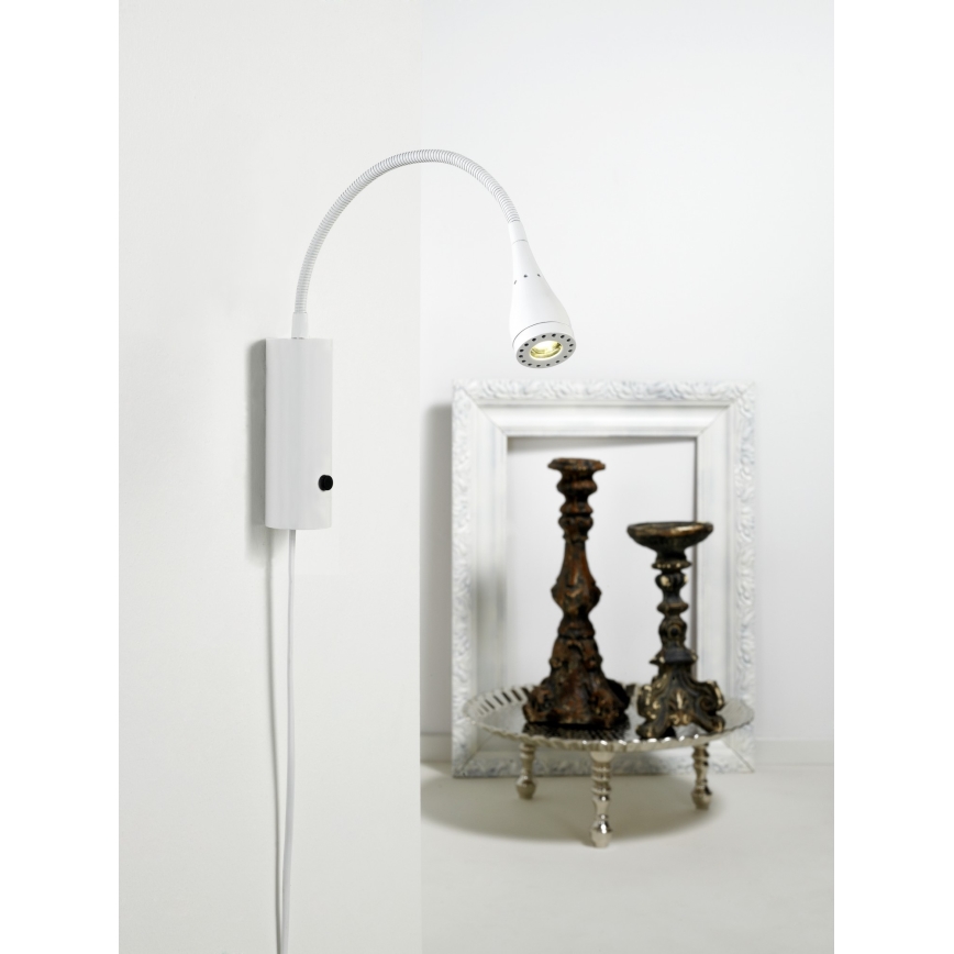 Nordlux - LED Stenski reflektor MENTO LED/3W/230V bela
