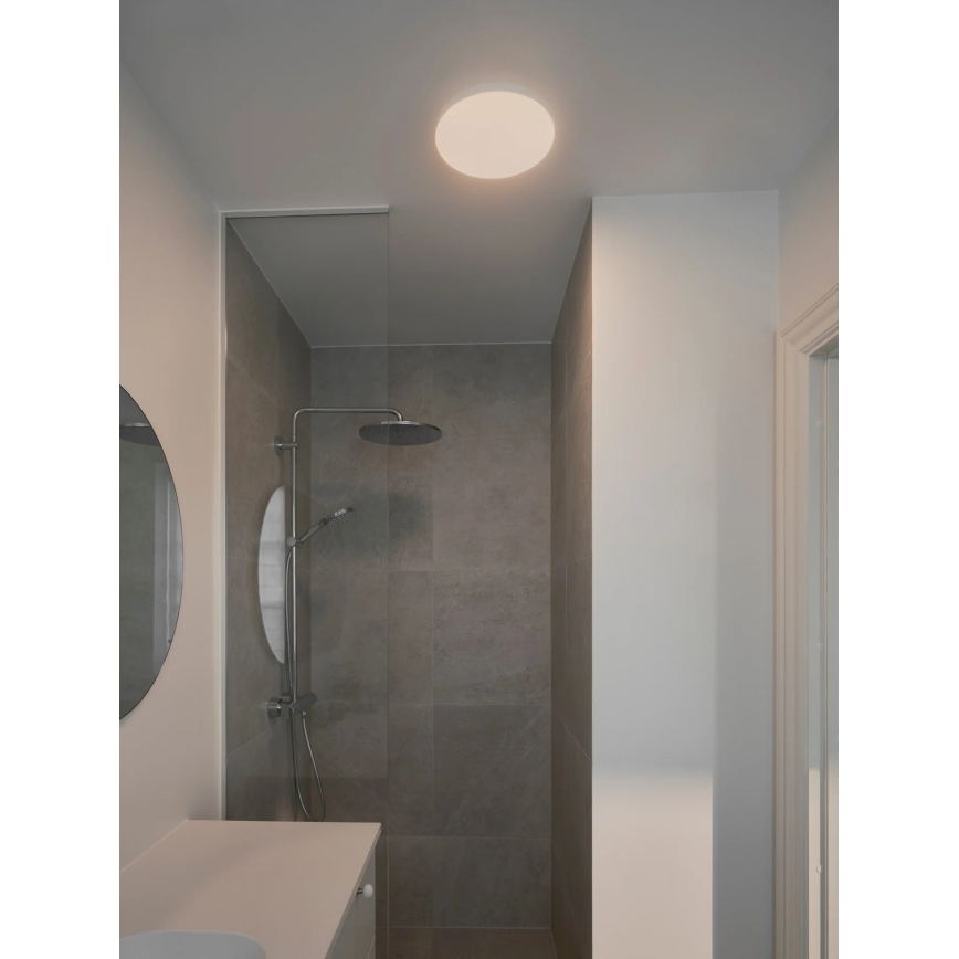 Nordlux - LED zatemnljivo stropno svetilo za kopalnico SERENOVA LED/10/15W/230V 3000/4000/5700K premer 28 cm IP65 bela