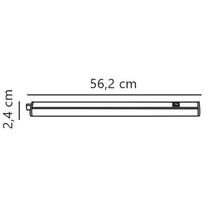 Nordlux - Zatemnjiva LED svetilka za pod omaro LATONA LED/8W/230V 3000/4000K 56,2 cm