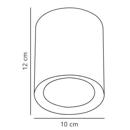 Nordlux - Zatemnjiva LED točkovna svetilka FALLON LONG LED/5,5W/230V bela