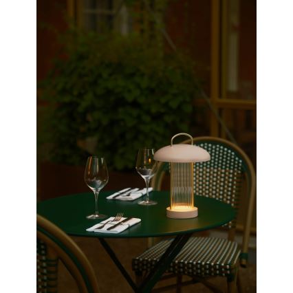 Nordlux - LED zatemnitvena polnilna senzorska namizna svetilka MIRANO LED/3W/3,7V rožnata