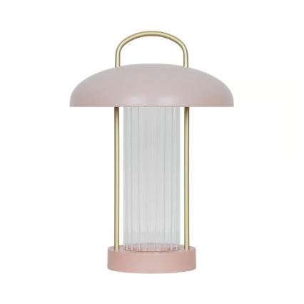 Nordlux - LED zatemnitvena polnilna senzorska namizna svetilka MIRANO LED/3W/3,7V rožnata