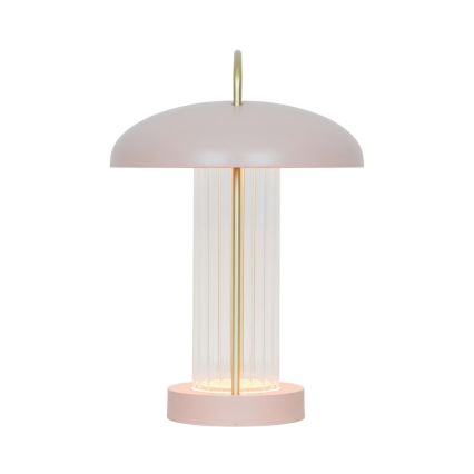 Nordlux - LED zatemnitvena polnilna senzorska namizna svetilka MIRANO LED/3W/3,7V rožnata