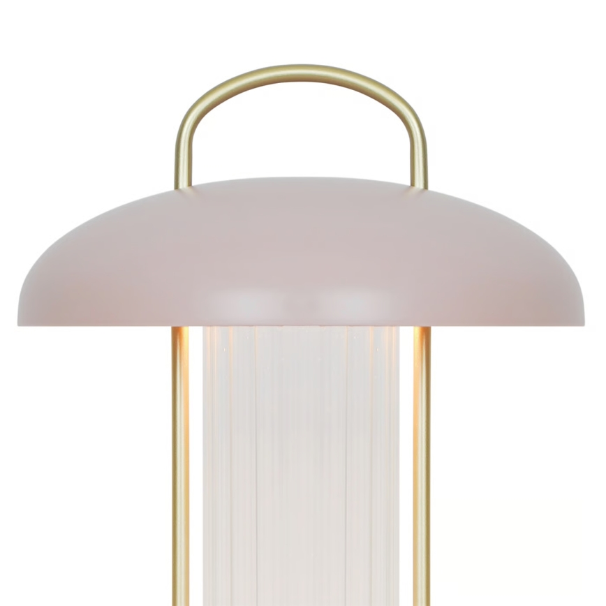 Nordlux - LED zatemnitvena polnilna senzorska namizna svetilka MIRANO LED/3W/3,7V rožnata