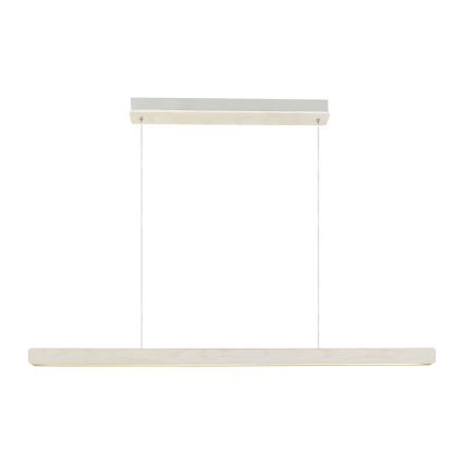 Nordlux - LED zatemnjevalni viseči lestenec na kablu ILGAS LED/47W/230V 3000K bela/jesen 115 cm