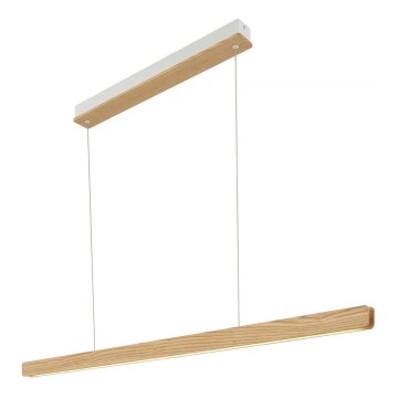 Nordlux - LED zatemljiv viseči lestenec na kablu ILGAS LED/47W/230V 3000K bežna/bela/jasen 115 cm
