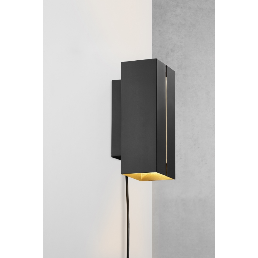 Nordlux - LED zatemnitvena stenska svetilka CURTIZ 2xLED/4,5W/230V črna