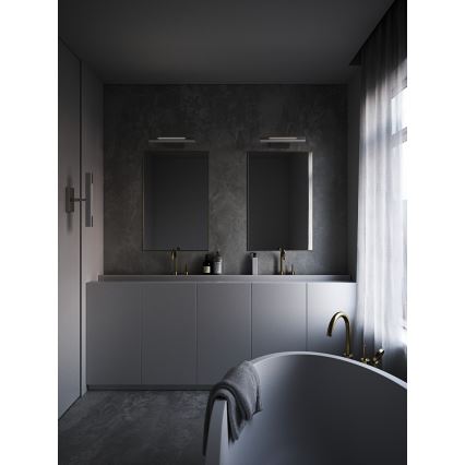 Nordlux - LED Zatemnitvena kopalniška osvetlitev ogledala OTIS LED/14W/230V IP44 40 cm mat krom