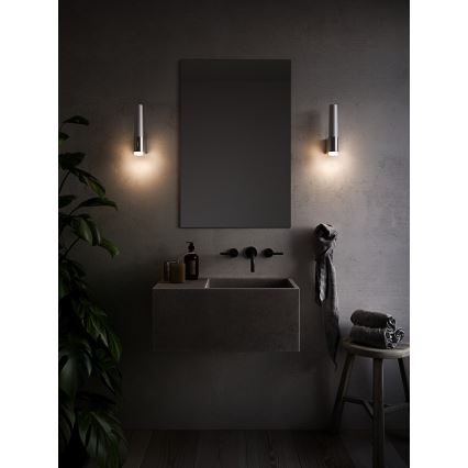 Nordlux - LED Zatemnitvena kopalniška stenska svetilka HELVA LED/6,8W/230V IP44 CRI 90 sijajni krom