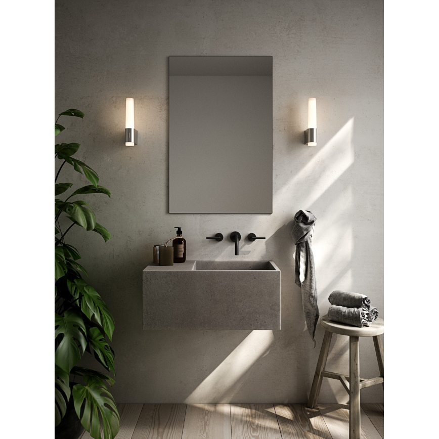 Nordlux - LED Zatemnitvena kopalniška stenska svetilka HELVA LED/6,8W/230V IP44 CRI 90 sijajni krom
