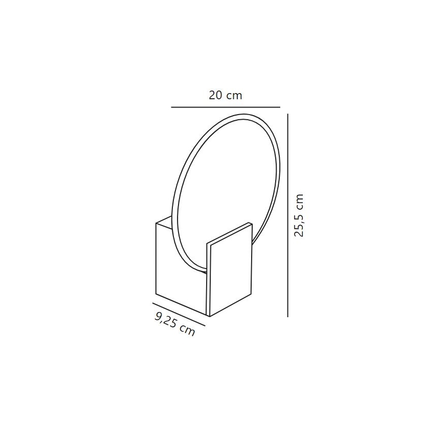Nordlux - LED Zatemnitvena kopalniška stenska svetilka HESTER LED/9,5W/230V IP44 bela