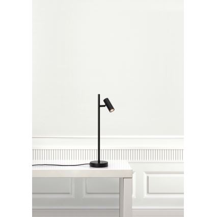Nordlux - LED Zatemnitvena namizna svetilka OMARI LED/3,2W/230V črna