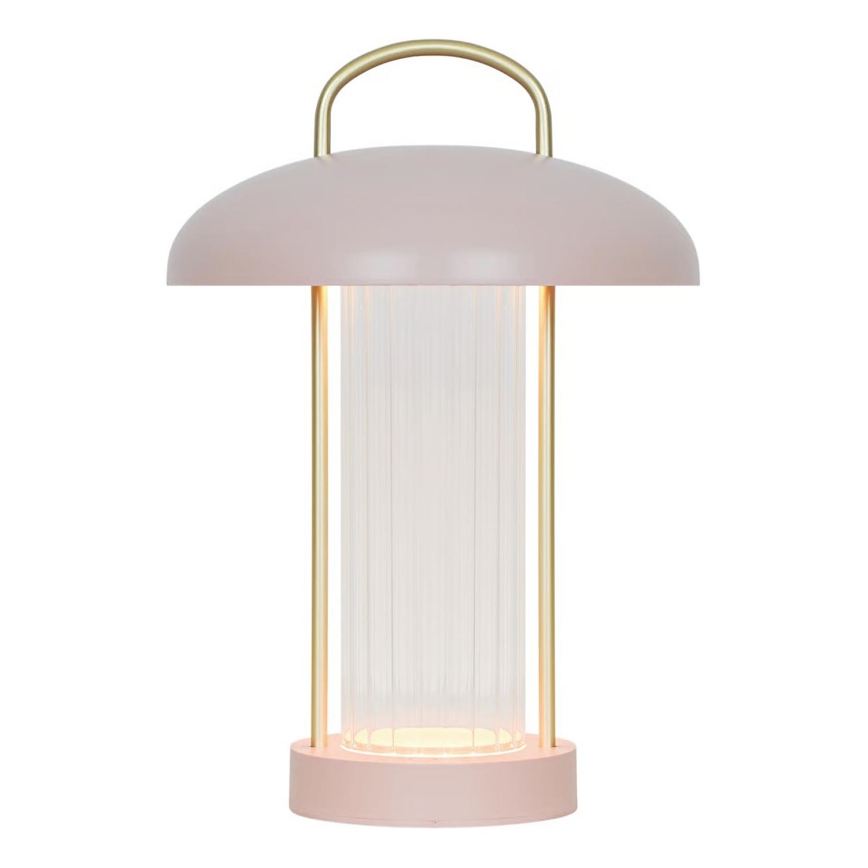 Nordlux - LED zatemnitvena polnilna senzorska namizna svetilka MIRANO LED/3W/3,7V rožnata