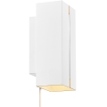 Nordlux - LED Zatemnitvena stenska svetilka CURTIZ 2xLED/4,5W/230V bela