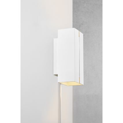 Nordlux - LED Zatemnitvena stenska svetilka CURTIZ 2xLED/4,5W/230V bela
