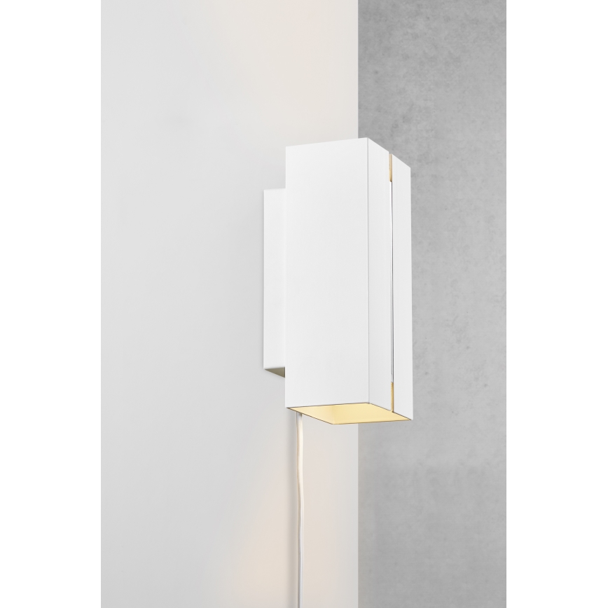 Nordlux - LED Zatemnitvena stenska svetilka CURTIZ 2xLED/4,5W/230V bela
