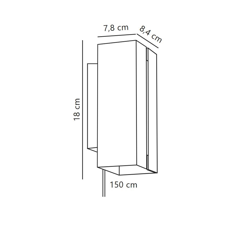 Nordlux - LED Zatemnitvena stenska svetilka CURTIZ 2xLED/4,5W/230V bela