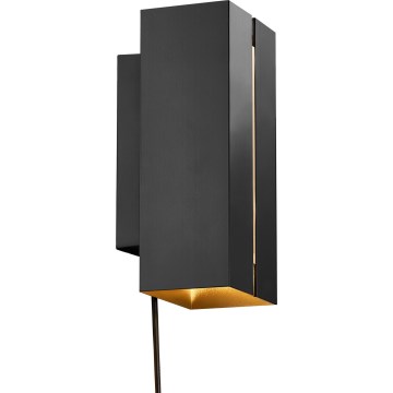 Nordlux - LED Zatemnitvena stenska svetilka CURTIZ 2xLED/4,5W/230V črna