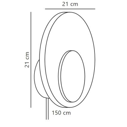 Nordlux - LED Zatemnitvena stenska svetilka MARSI LED/7W/230V bela