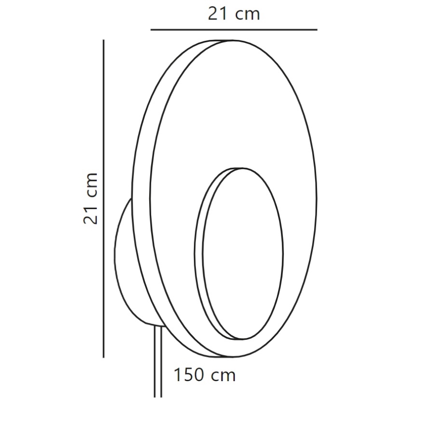 Nordlux - LED Zatemnitvena stenska svetilka MARSI LED/7W/230V bela