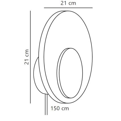 Nordlux - LED Zatemnitvena stenska svetilka MARSI LED/7W/230V bež