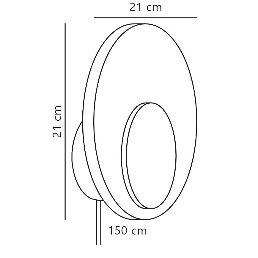 Nordlux - LED Zatemnitvena stenska svetilka MARSI LED/7W/230V bež