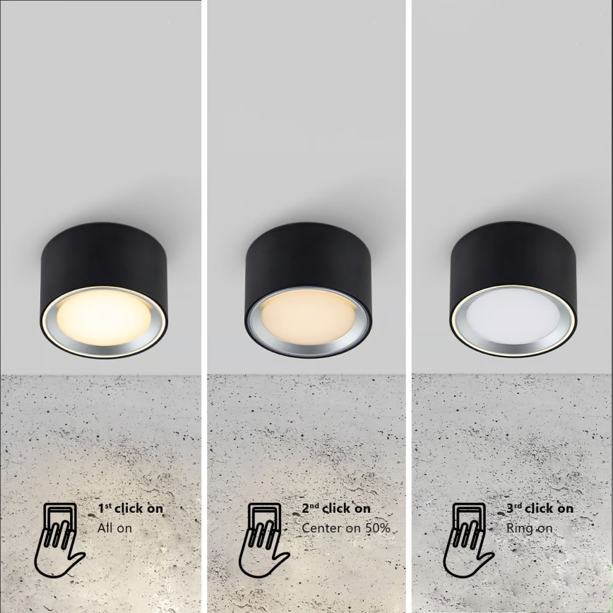 Nordlux - LED Zatemnitvena stropna svetilka FALLON LED/5,5W/230V 2700K bela