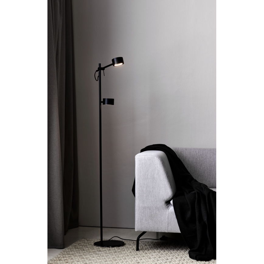 Nordlux - LED Zatemnitvena talna svetilka CLYDE 2xLED/4W/230V