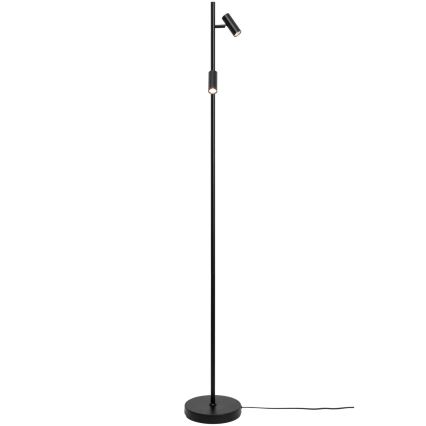 Nordlux - LED Zatemnitvena talna svetilka OMARI 2xLED/3,2W/230V črna