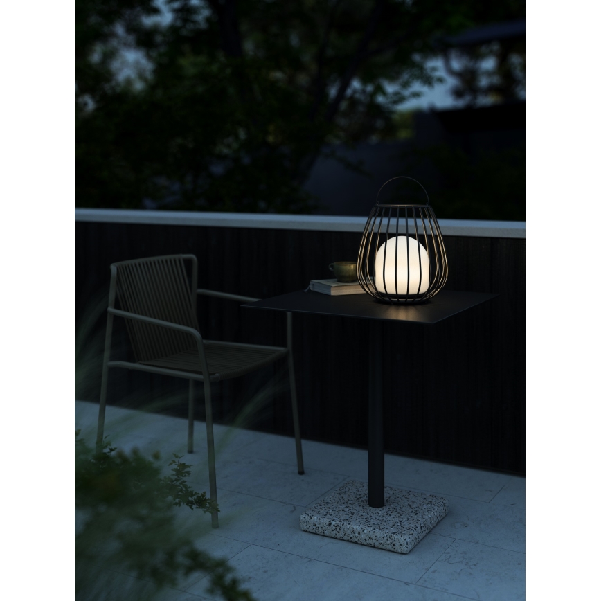 Nordlux - LED Zatemnitvena zunanja prenosna svetilka JIM TO-GO LED/3W/3,7V IP54 5000 mAh črna