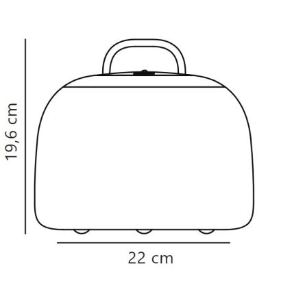 Nordlux - LED Zatemnitvena zunanja prenosna svetilka KETTLE TO-GO LED/4,8W/3,7V 2x2200 mAh IP65