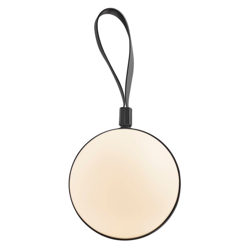 Nordlux - LED Zatemnitvena zunanja prenosna svetilko BRING TO-GO LED/1W/3,7V IP54 1500 mAh črna