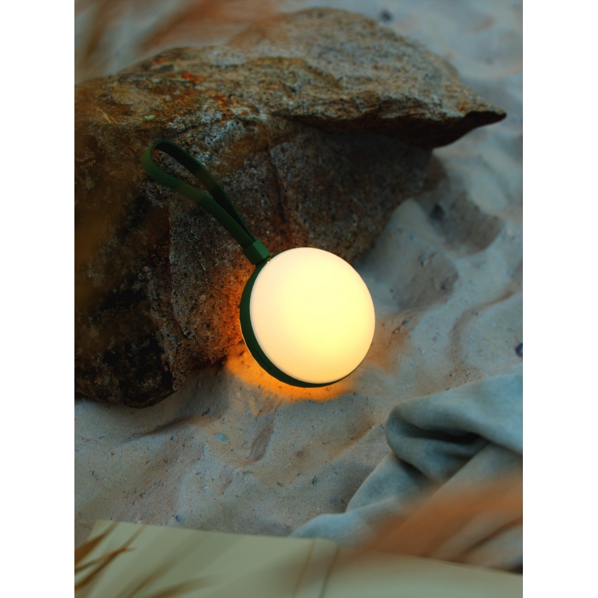 Nordlux - LED Zatemnitvena zunanja prenosna svetilko BRING TO-GO LED/1W/3,7V IP54 1500 mAh zelena