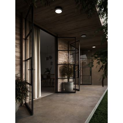 Nordlux - LED Zatemnitvena zunanja stenska svetilka AVA SMART LED/9,5W/230V 2700K IP54 črna
