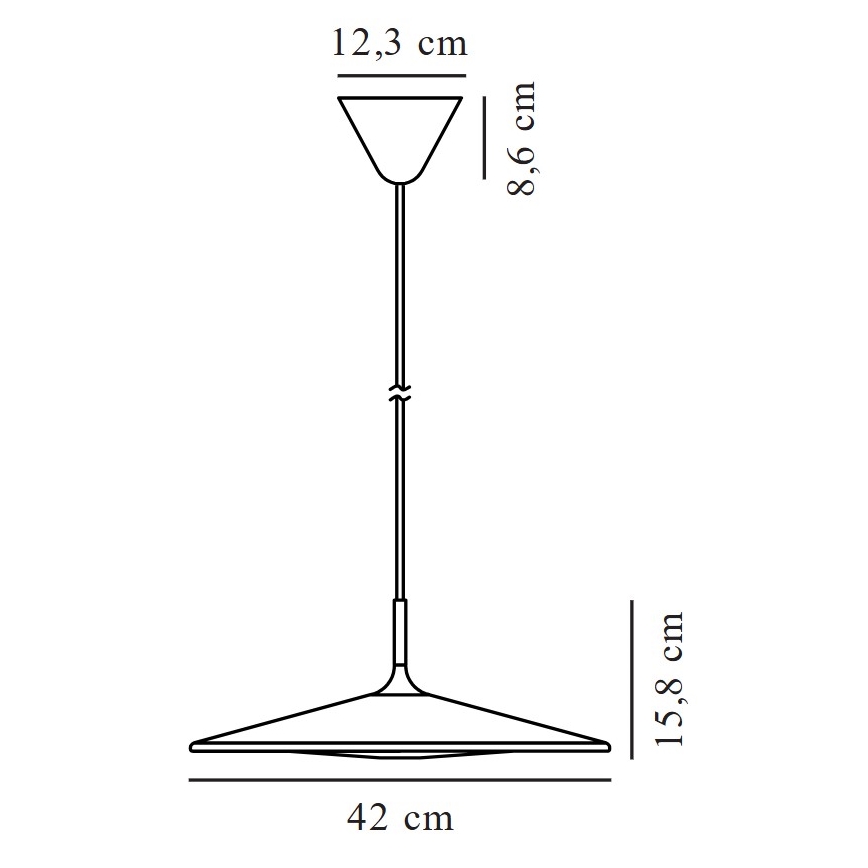 Nordlux - LED Zatemnitveni lestenec na vrvici BALANCE LED/230V 2700K črna