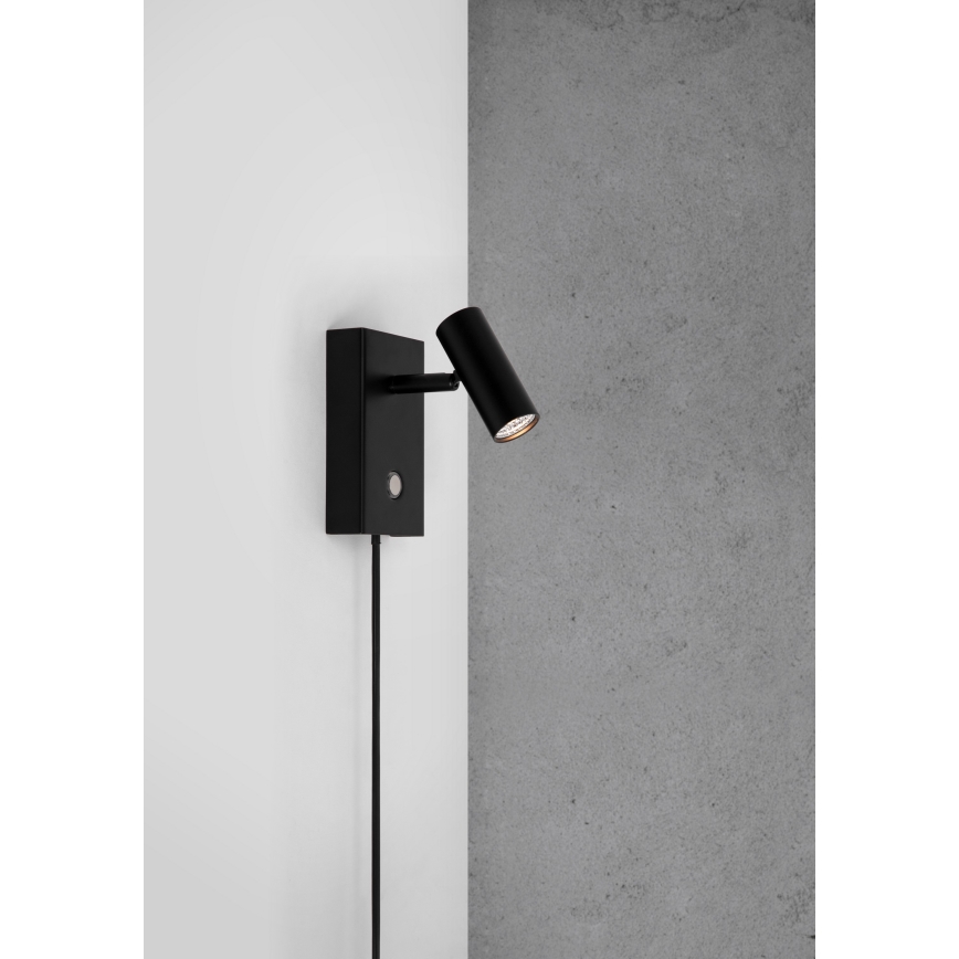 Nordlux - LED Zatemnitveni stenski reflektor OMARI LED/3,2W/230V črna