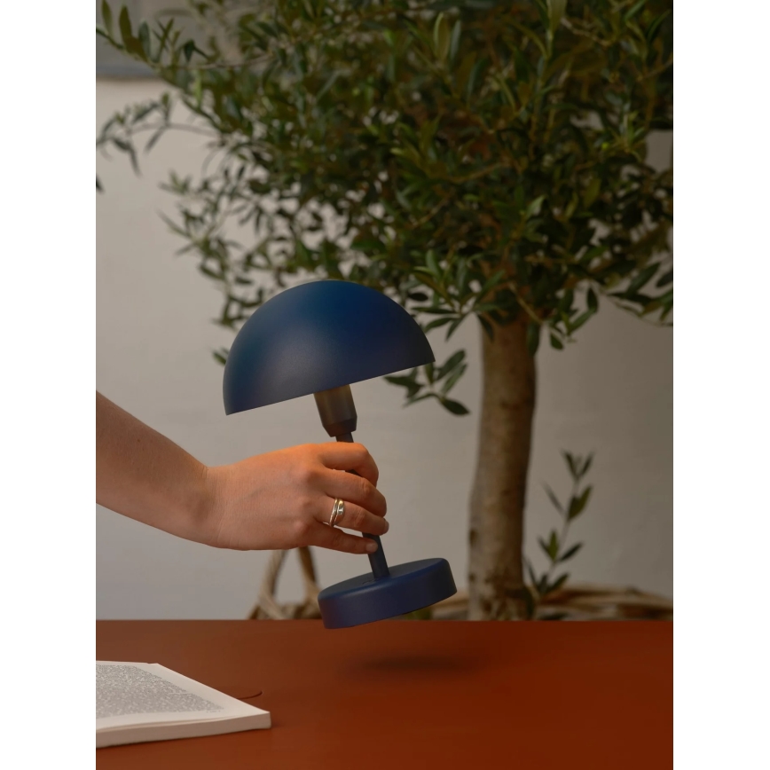 Nordlux - LED zatemnljiva polnilna zunanja namizna svetilka na dotik ELLEN LED/2,8W/3,7V IP44 modra