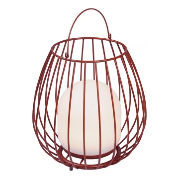 Nordlux - LED zatemnjevalna zunanja prenosna svetilka JIM TO-GO LED/3W/3,7V IP54 5000 mAh rdeča