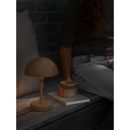 Nordlux - LED zunanja polnilna namizna svetilka ELLEN z možnostjo zatemnitve LED/2,8W/3,7V 2200 mAh IP44 rjava