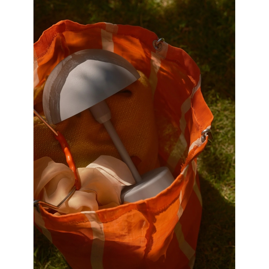 Nordlux - LED zatemnjevalna polnilna zunanja namizna svetilka ELLEN LED/2,8W/3,7V 2200 mAh IP44 siva