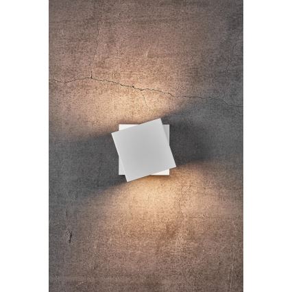 Nordlux - zatemnljiva LED zunanja stenska svetilka TURN LED/13,8W/230V IP54 bela