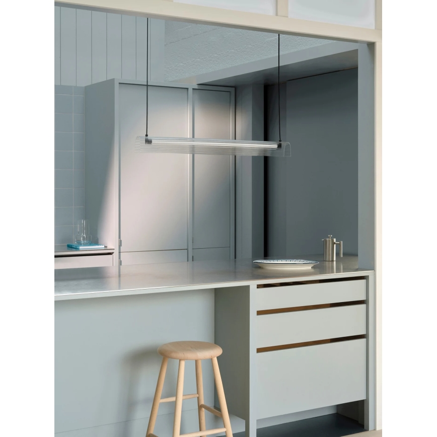 Nordlux - LED zatemnljiv lestenec na vrvici ALIANI LED/20W/230V 3000K črna/prozorna