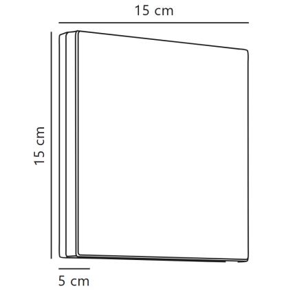 Nordlux - LED Zunanja stenska svetilka ARTEGO LED/7,2W/230V 3000K IP54