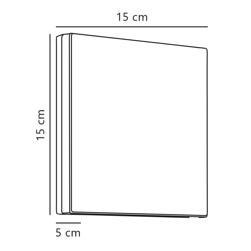 Nordlux - LED Zunanja stenska svetilka ARTEGO LED/7,2W/230V 3000K IP54
